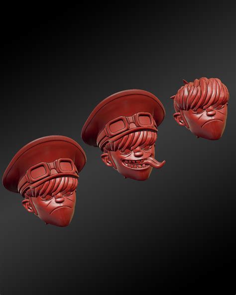 STL file GORILLAZ ・Model to download and 3D print・Cults.